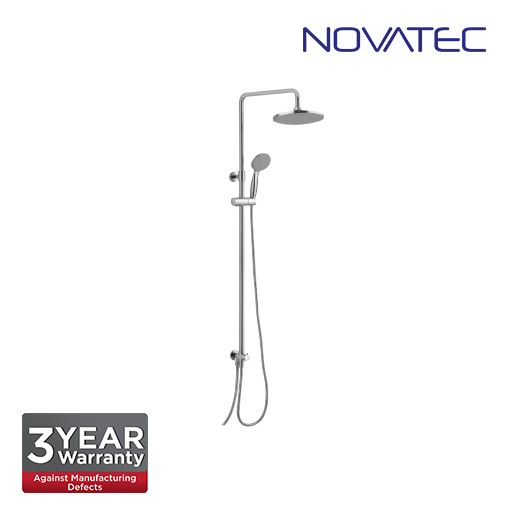 Novatec Shower post with 8 inch ABS rain shower head 8009WTSS