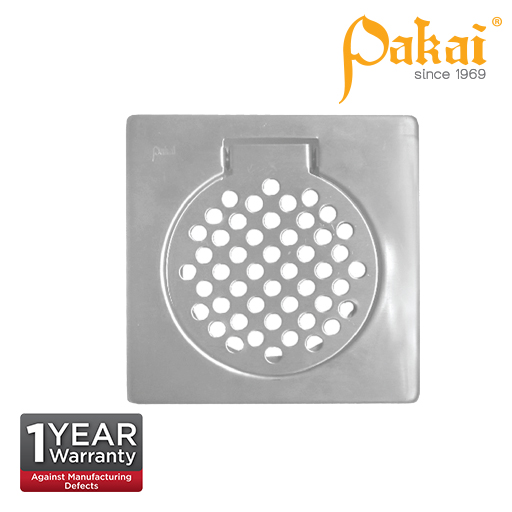 Pakai 6 inch X 6 inch Stainless Steel Floor Grating With Curve Height A104