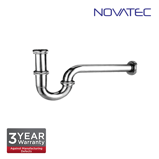 Novatec 38mm Chrome Plated Stainless Steel Tubular P Trap  BBT-4002