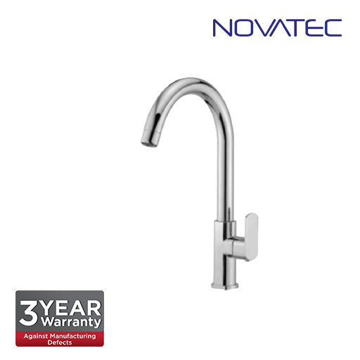 Novatec Quarter Turn Pillar Sink Tap With Swive Spout FA2129