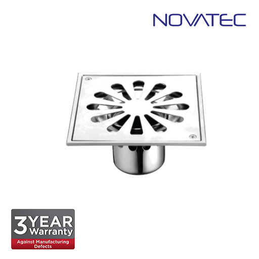 Novatec 6 inch X 6 inch Stainless Steel  Grade 304 Floor Grating FT133-6