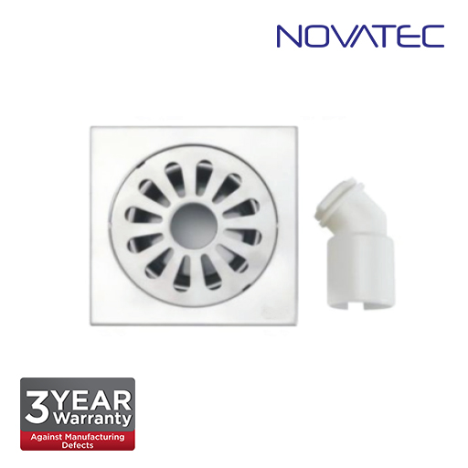 Novatec 6 inch X 6 inch Stainless Steel  Grade 304 Floor Grating FT145-6C