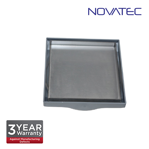 Novatec Plastic Tiles Inset Floor Grating With Stainless Steel Tray & Plastic Retainer Filter FT203