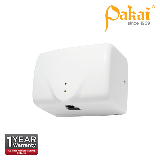 Pakai Automatic High Speed Hand Dryer in White ABS Casing with UV Sterilization Light