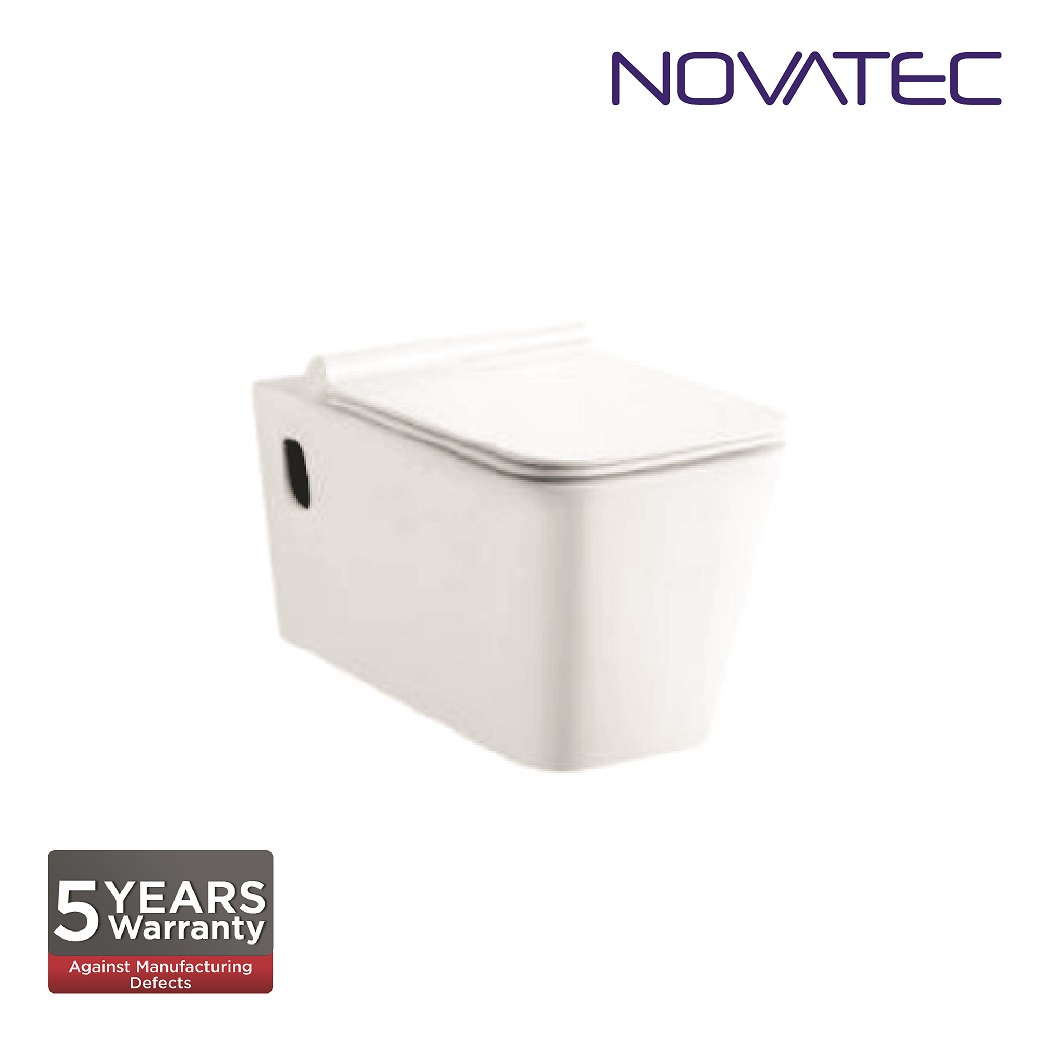 Novatec SW Pompei White WC Wall Hung Water Closet LT003E
