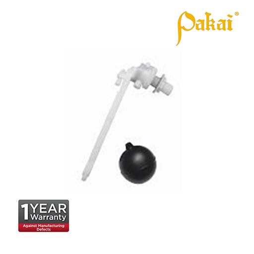 Pakai Side Inlet Ball Cock Available Arm 9inch P110-9-90