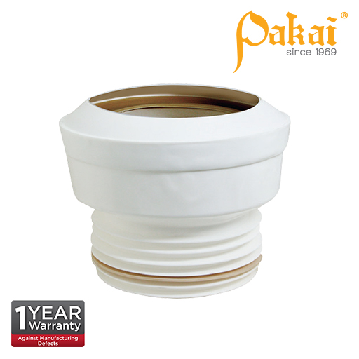 Pakai 4 inch (100mm) Water Closet (WC) Straight Outlet Connector