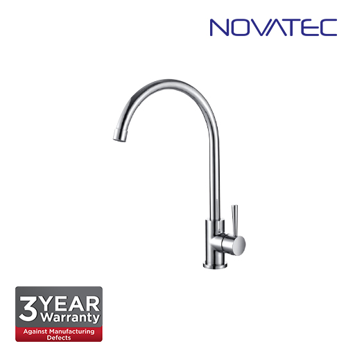 Novatec Chrome Plated Pillar Sink Tap RC5071