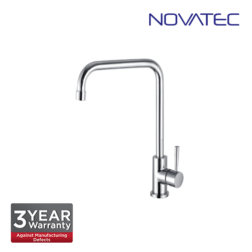 Novatec Chrome Plated Pillar Sink Tap RC5071Sq