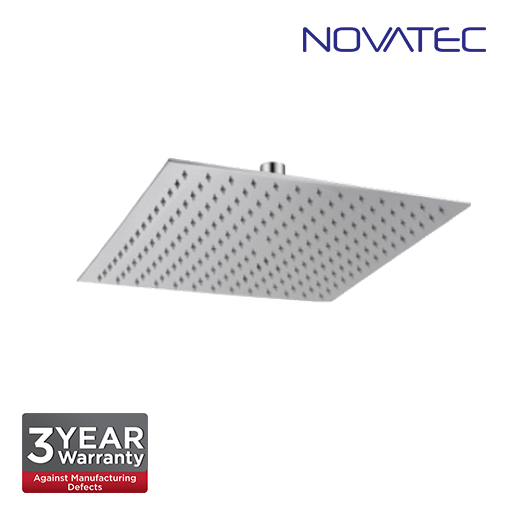 Novatec Stainless Steel Chrome Slim Rain Shower Head  SSRS-Q12