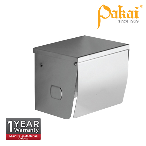 Pakai Stainless Steel Surface Mount Paper Holder with Shelf  TPH3911