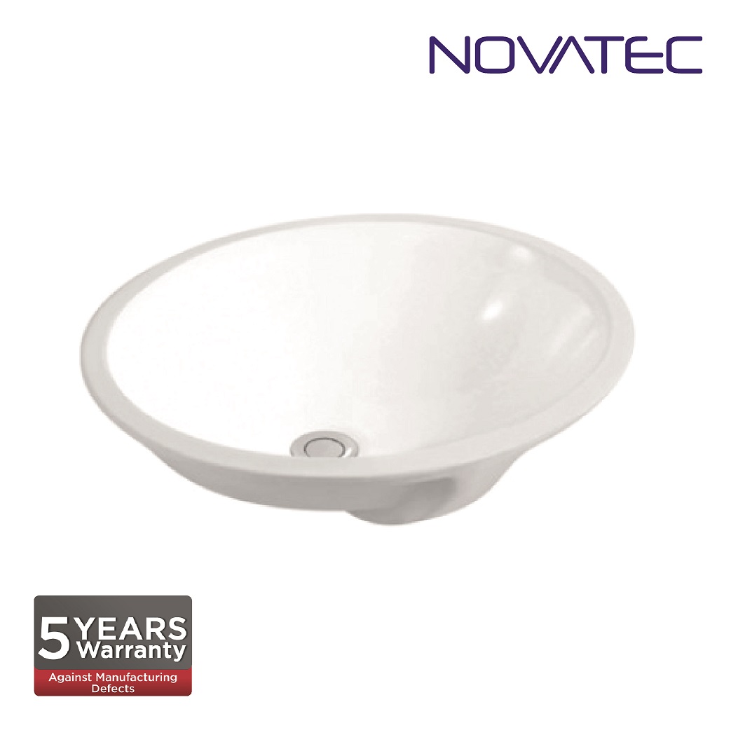 Novatec SW Icaria 490 Oval Under Counter Basin UC6001